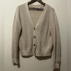 Old Navy Linen Blend Women's Beige Sweater medium